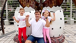 دیانا و روما به باغ دایناسورها...