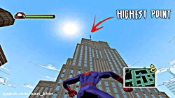 تست پرش از ارتفا در سری بازی های Spiderman