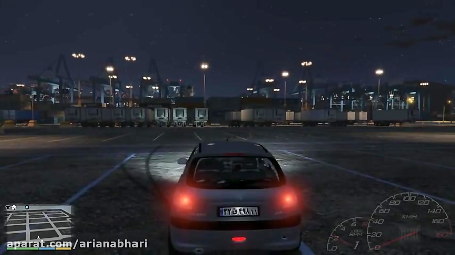 تعقیب گریز پژو 206 در GTA 5