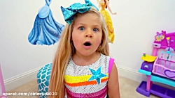 پرنسس دیانا در حال خاله بازی ج...