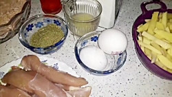 طرز تهیه شنیسل خانگی با طعم رس...