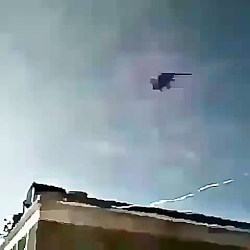 فیلم جالب از سقوط هواپیما