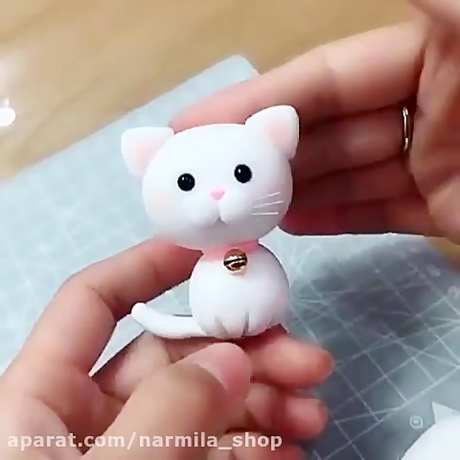 آموزش تاپر فوندانتی گربه - لوازم قنادی نارمیلا