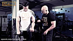 ساعد با دمبل ایستاده دست برعکس