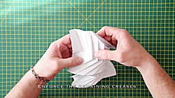 اوریگامی آسان  آموزش ساخت یک ا...