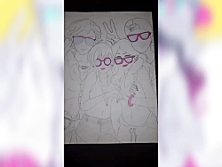 نقاشی محشر من از مرینت و ادرین