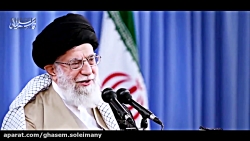 سخنرانی سپهبد قاسم سلیمانی و رهبر انقلاب درباره صدای شهیدان