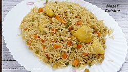 طرز تهیه پلو سبزیجات یک غذای س...