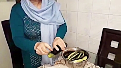 آموزش غذاي پر طرفدار بادمجان ش...