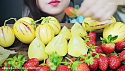 اسمر فود  چالش غذاخوری (خربزه...