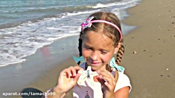 سوفیا  به لباس آریل کوچک پری د...