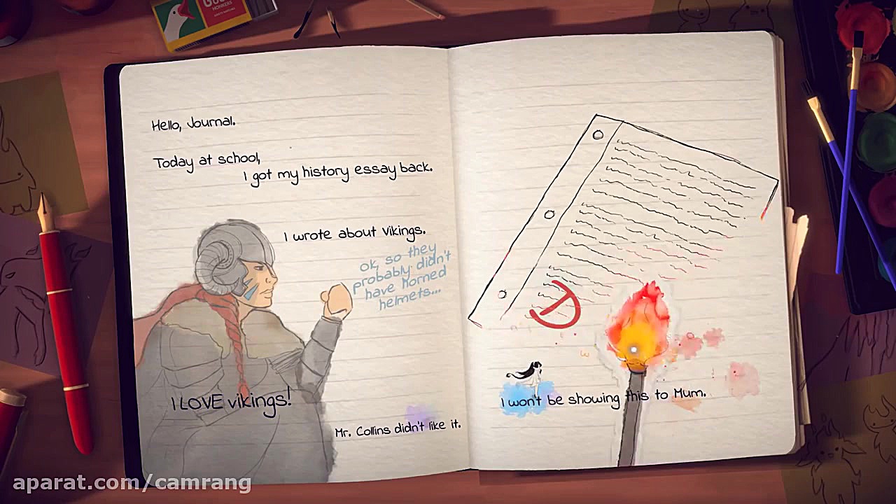 تیزر رسمی معرفی بازی فانتزی Lost Words: Beyond the Page زمان80ثانیه