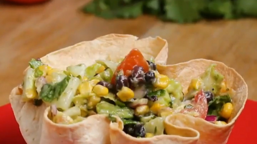 آشپزی سالم - نان ترتیلا و سبزیجات - کلینیک لاغری سیبیتا