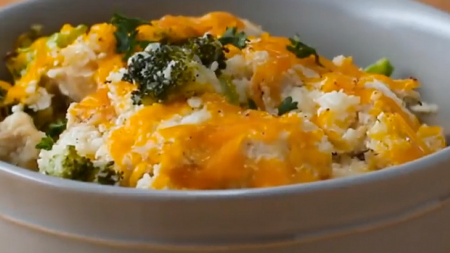 آموزش آشپزی - برنج گل‌کلم و مرغ تنوری - کلینیک لاغری سیبیتا