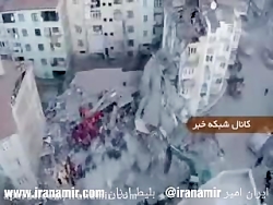 تصاویر هوایی از شهر زلزله زده...