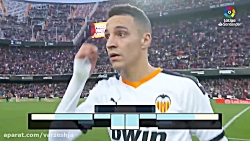 خلاصه بازی والنسیا 2 0 بارسلون...