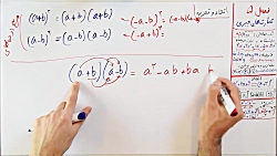 ویدیو آموزش تجزیه اتحاد مزدوج ریاضی نهم