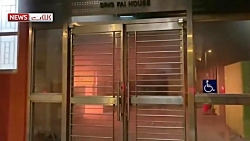 آتش زدن بیمارستان قرنطینه توسط...