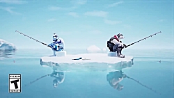 انیمیشن فورتنایت ماهیگیری یخبندان