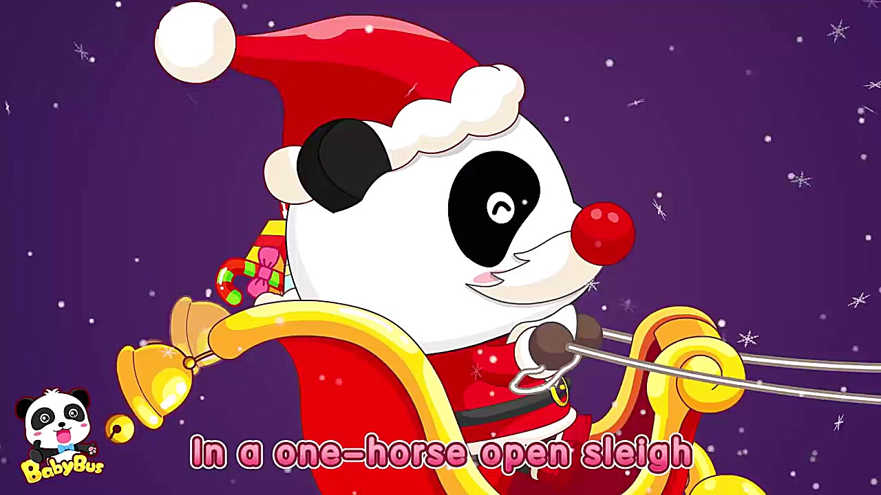 انیمیشن شاد شاد اتوبوس کودکان - Baby Panda Rides Christmas Sleigh زمان1515ثانیه