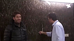 پشت صحنه سریال عاشقانه با بازی...