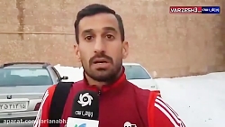 صحبتهای بازیکنان تراکتور پس‌ ا...