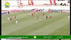 خلاصه بازی تراکتور 2_1 ذوب آهن