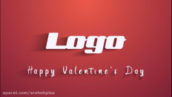 افترافکت لوگو - (Valentine's Day (Logo