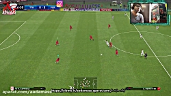 گیم پلی بازی pes 2019 تراکتورسازی با پرسپولیس ...بازی رفت