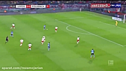 خلاصه بازی لایپزیش 2  مونشن گل...