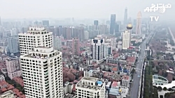 تصاویر هوایی از شهر قرنطینه  ش...