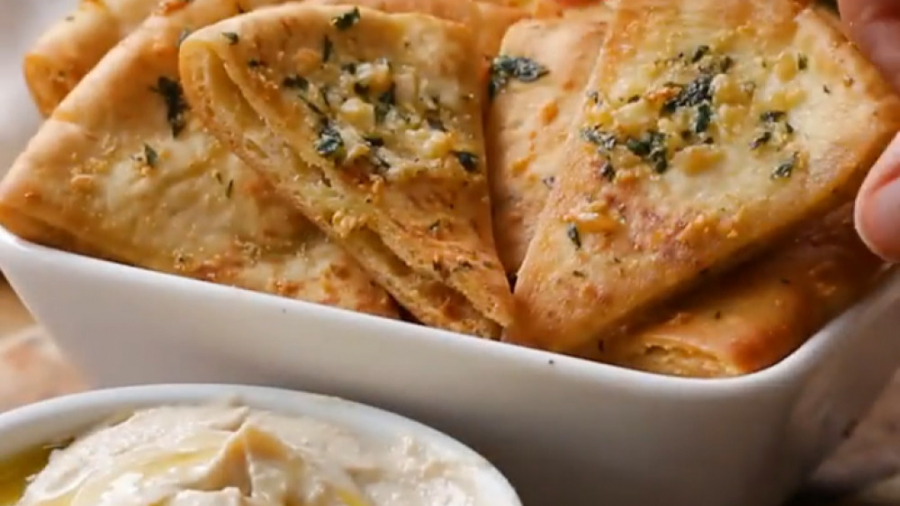 آشپزی سالم - نان پیتا با ۳ طعم متفاوت - کلینیک لاغری سیبیتا