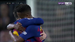 خلاصه بازی بارسلونا 2-1 لوانته...