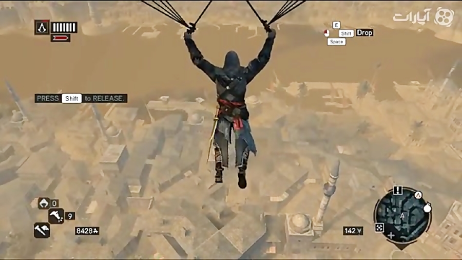 پرواز اتزیو ( چتر ) Assassins Creed Revelations