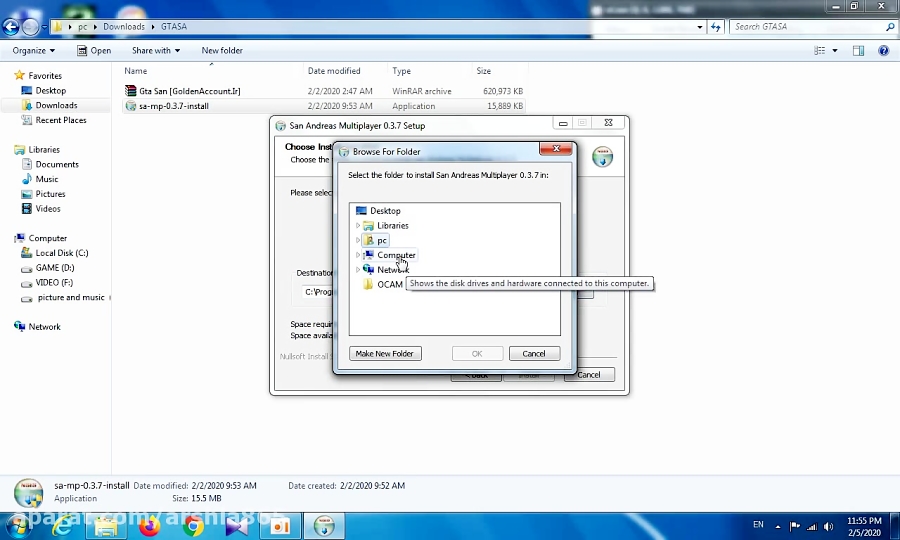 نصب سمپ gta sa کامپیوتر