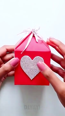 آموزش ساخت باکس هدیه ولنتاین