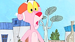 کارتون پلنگ صورتی - اسکیت