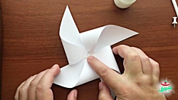 آموزش ساخت فرفره کاغذی