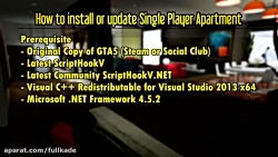 آموزش نصب مود Single Player Apartment (SPA) بازی GTA V (راهنمای دوم)
