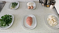 طرز تهيه كوكوي مرغ و پنير كه ب...