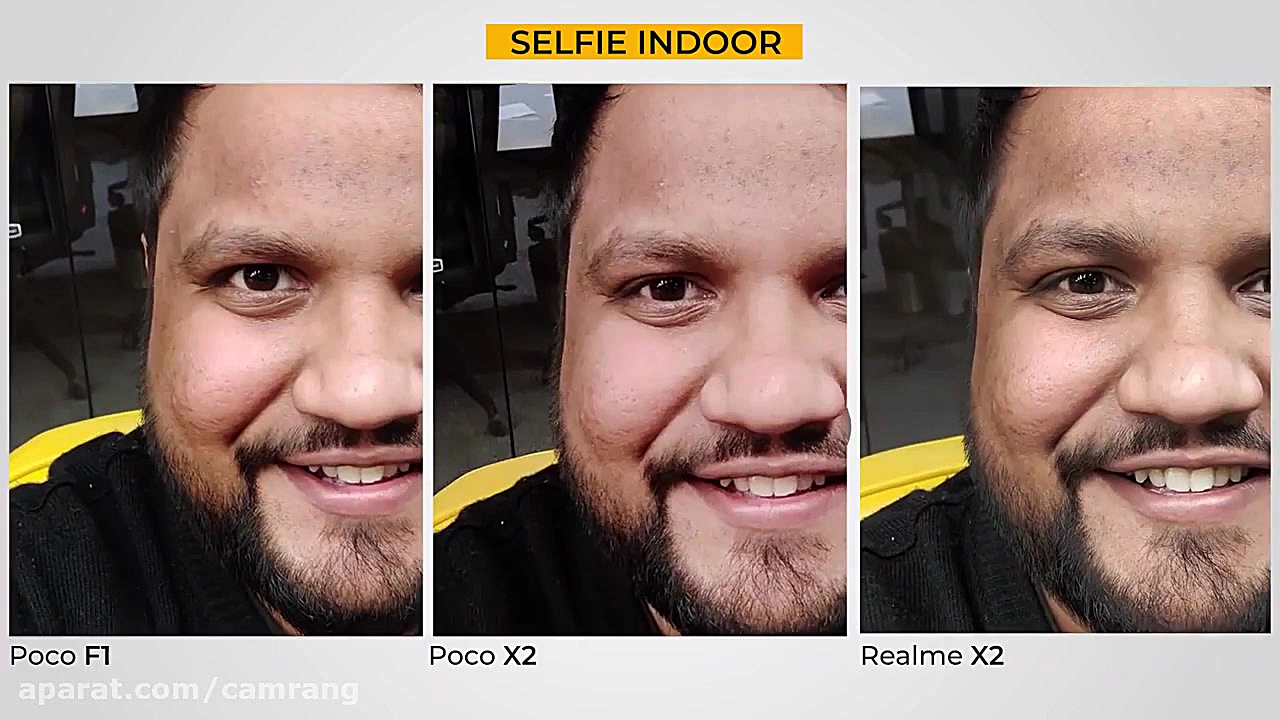 مقایسه دوربین موبایل Realme X2 با Xiaomi Pocophone F1 با Xiaomi Poco X2 کلینیک زیبایی