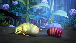 کارتون جذاب لاروا