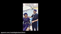 بیمار با دفورمیتی شدید فک قبل از عمل جراحی فک