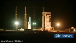 لحظه پرتاب ماهواره ظفر به فضا