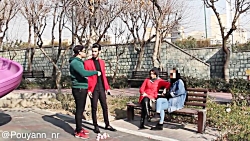 دوربین مخفی  دختره لاتی بود وا...