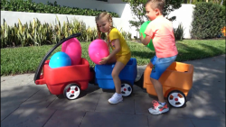 بازی دیانا و روما... قطار قطار...