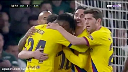 رئال بتیس 2 - 3 بارسلونا / خلا...