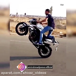 حرکات نمایشی تک چرخ با موتور 7