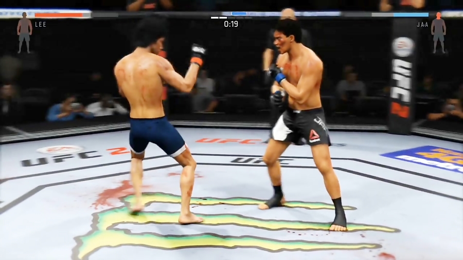 مبارزه بروسلی با تونی جا در بازی EA SPORTS UFC 2
