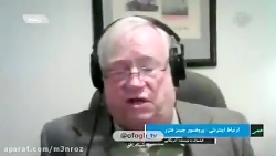 توهین کارشناس آمریکایی شبکه افق به سردار سلیمانی و قطع برنامه زنده